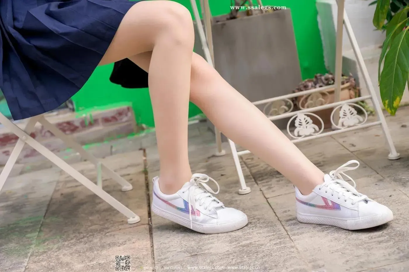 [SSA丝社]超清写真 NO.422 漫漫白色jk制服肉丝写真(下) [84P]插图9
